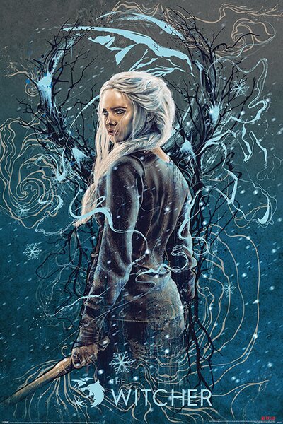 Poster, Affisch The Witcher - Ciri the Swallow