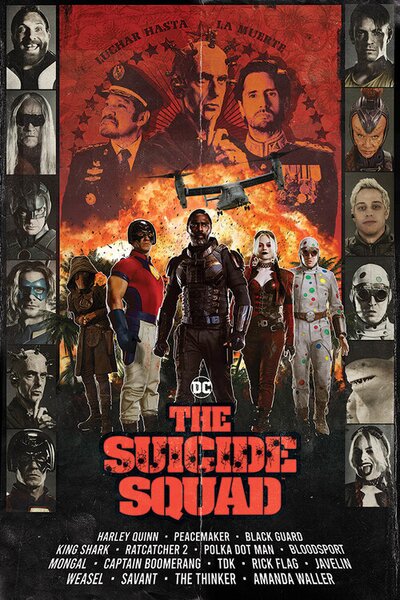 Poster, Affisch The Suicide Squad - Team