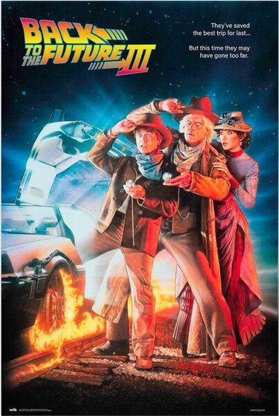 Poster, Affisch Back to the Future 3