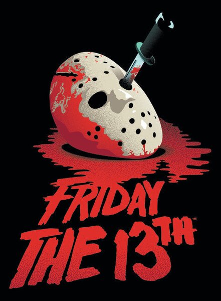 Konsttryck Friday the 13th - Blockbuster