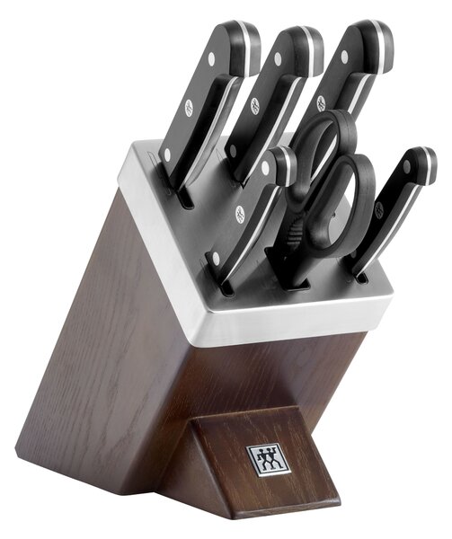 ZWILLING Gourmet Knivblockset med KiS technology 7-st, Brun