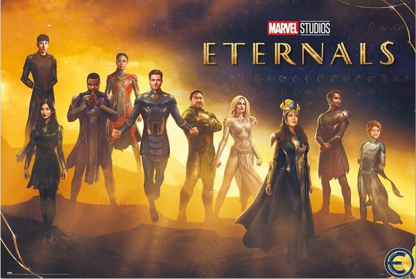 Poster, Affisch Marvel - The Eternals, (91.5 x 61 cm)