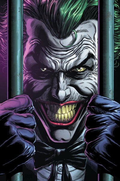 Konsttryck Joker - Three Jokers