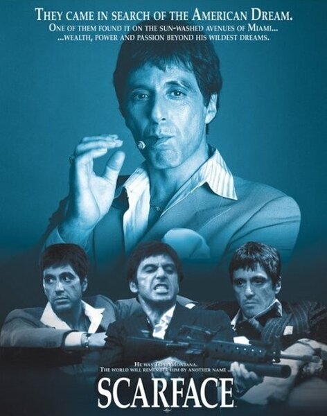 Poster, Affisch Scarface - One Sheet