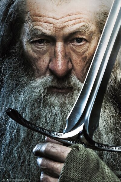 Poster, Affisch The Lord of the Rings - Gandalf and Glamdring