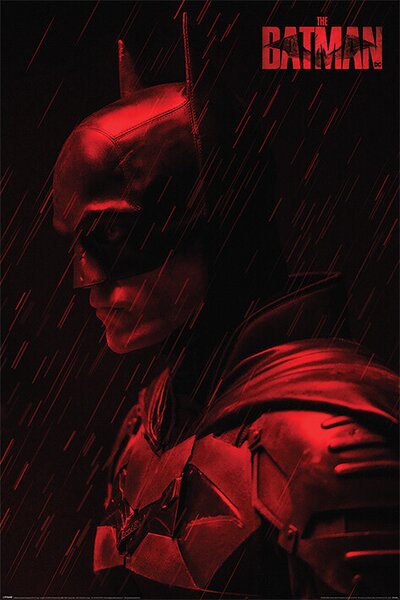 Poster, Affisch The Batman - Red, (61 x 91.5 cm)
