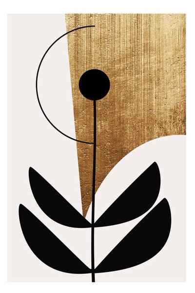 Poster, Affisch Kubistika - Nara nero, (40 x 60 cm)