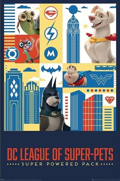 Poster, Affisch DC Super Pets - Activate, (61 x 91.5 cm)