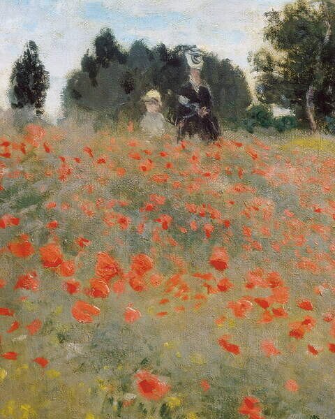 Bildreproduktion Poppies, Monet, Claude