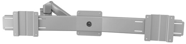Monitorarm Toolbar Duo, 2 skärmar, 2 × 6 kg, gasflädrad, silver