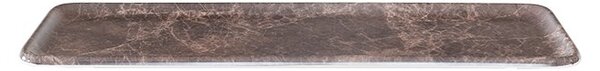 Melaminbricka, Brown Marble, 53x16,2 cm