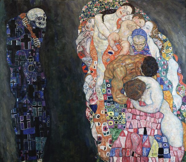 Bildreproduktion Life And Death (1910–1915), Gustav Klimt