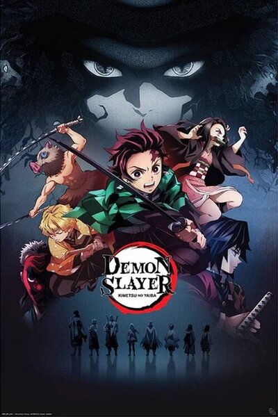 Poster, Affisch Demon Slayer - Group