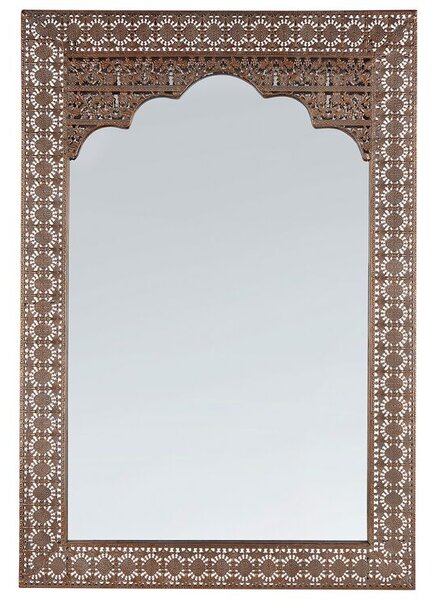 Spegel 60 x 95 cm koppar PALI Beliani