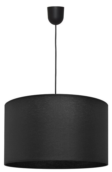 Ljuskrona med snöre ALBA 1xE27/60W/230V d.45 cm svart