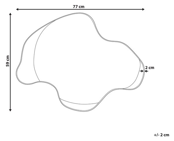 Väggspegel Guld Järn Glas 77 x 59 cm Oval Dekorativ Hängande Spegel Dekor Modern Minimalistisk Vardagsrum Sovrum Hall Beliani