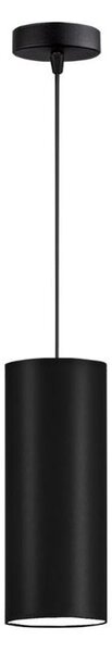 Ljuskrona med snöre ZIK 1xE27/40W/230V d. 10 cm svart