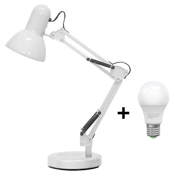 Brilagi - LED bordslampa ROMERO 1xE27/10W/230V vit