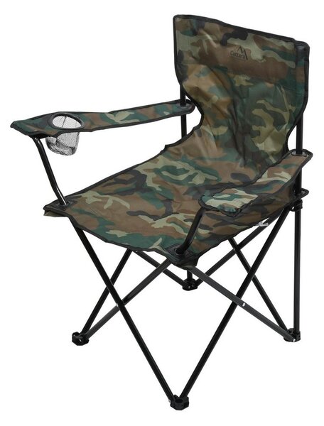 Hopfällbar campingstol kamouflage