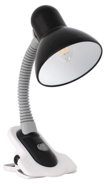 Kanlux 7151 - Bordslampa with a clip SUZI 1xE27/40W/230V svart