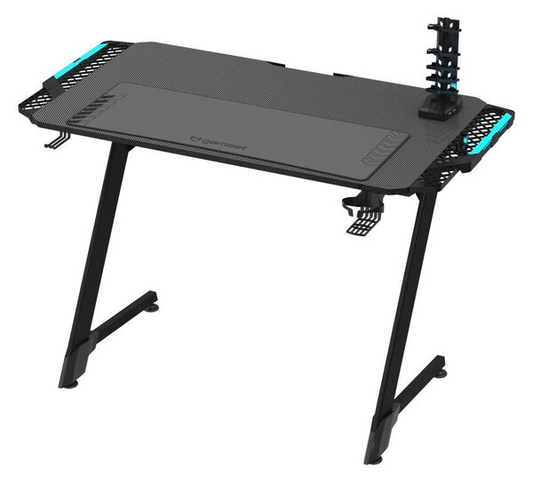 Spelbord med höjdreglering SNAKE med LED RGB bakgrundsbelyst 100x60 cm svart