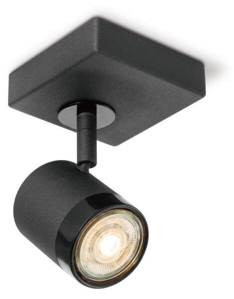 LED Dimbar spotlight MANU 1xGU10/5,8W/230V svart