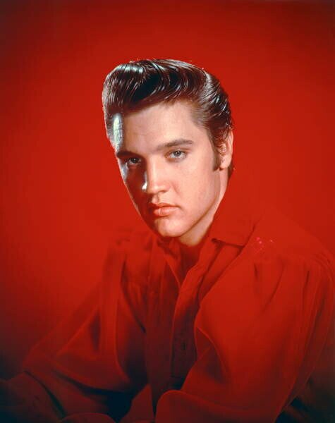 Konstfotografering Elvis Presley 1956, (30 x 40 cm)