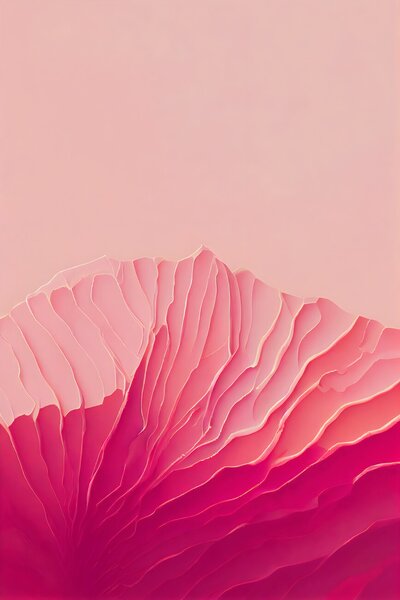 Illustration Pink Coral, Treechild, (26.7 x 40 cm)