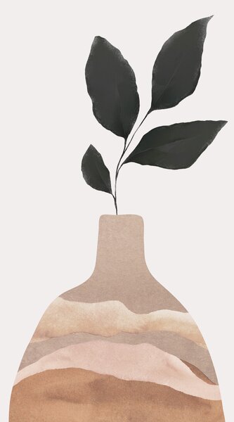 Illustration Vase layers, Melloi Art Prints, (26.7 x 40 cm)
