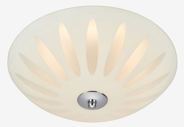 Markslöjd - Plafond Petal LED 43cm Vit/Krom - Krom - Plafonder - Från Homeroom