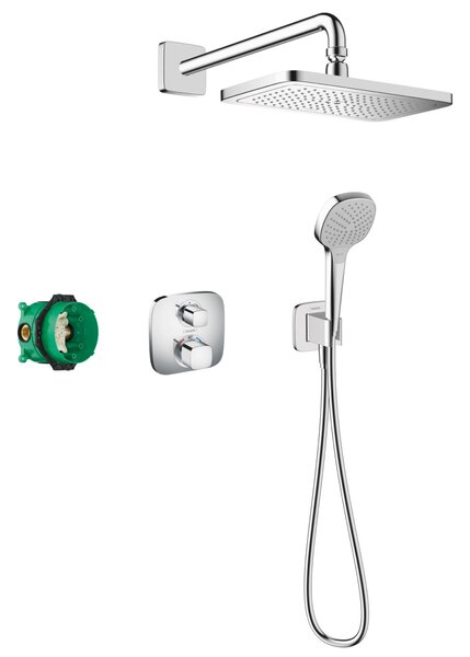 Takduschset Hansgrohe Croma E 280 Ecostat E för Inbyggnad 1jet