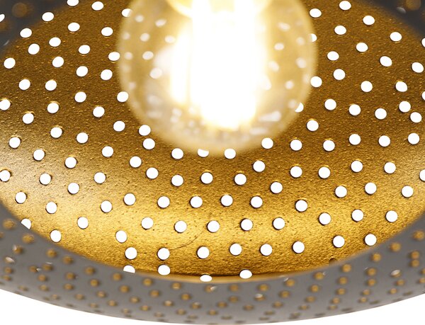 Orientalisk taklampa svart med guld 25 cm - Radiance