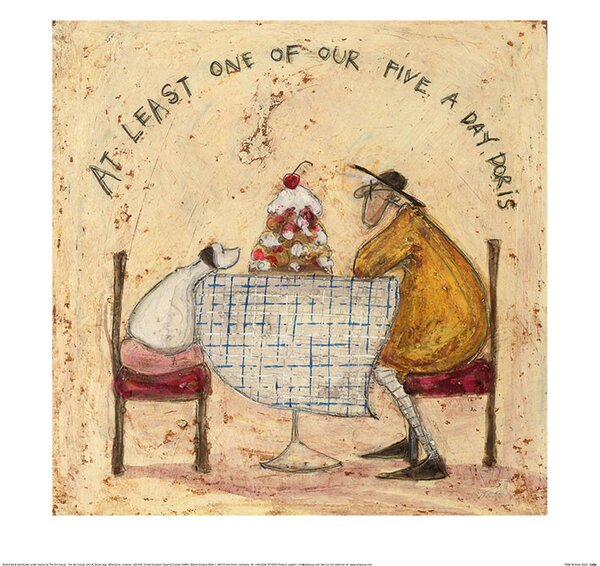 Konsttryck Sam Toft - At Least One of Our Five A Day Doris