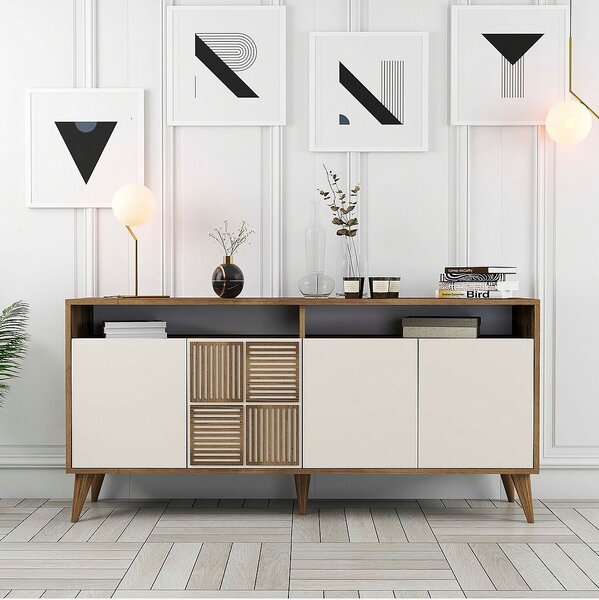 Hanah Home - Avlastningsbord Milana 160 cm - Brun - Skänkar & sideboards - Från Homeroom