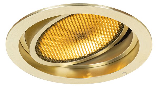 Modern infälld spotlight guld justerbar - Coop 111 Honey