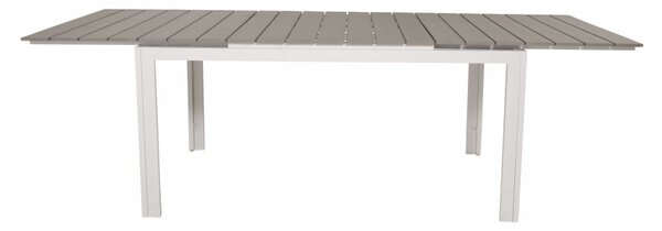 Utebord / Matbord Förlängningsbart Levels 160/240x100 cm - Grå / Vit
