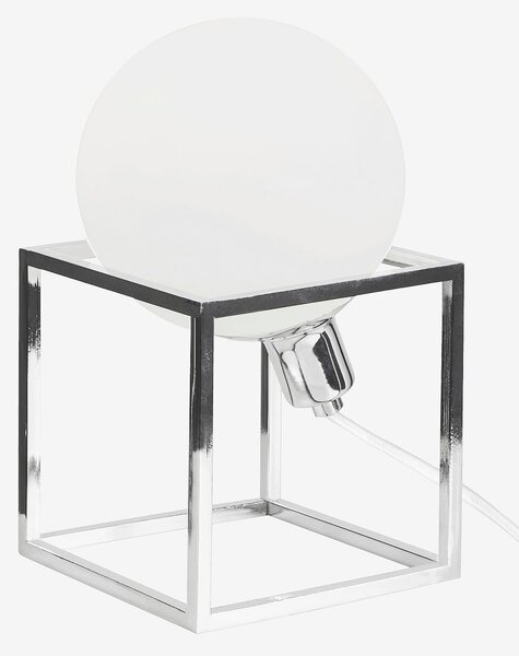 Globen Lighting - Bordslampa Cube - Silver - Bordslampor - Från Homeroom