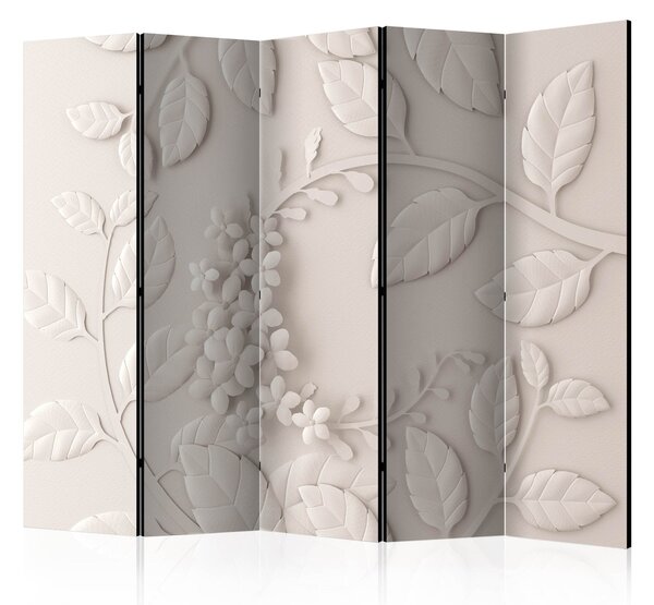 Rumsavdelare / Skärmvägg - Paper Flowers (Cream) II - 225x172