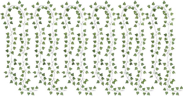 6x Konstgjorda Växtgrenar - Murgröna