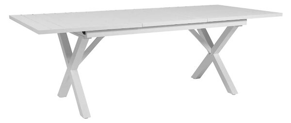Matbord Hillmond, förlängningsbart, 160/220 cm, vit