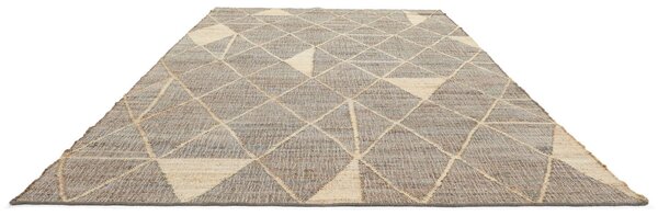 Berber Jute Matta - Grå / Beige 160x230