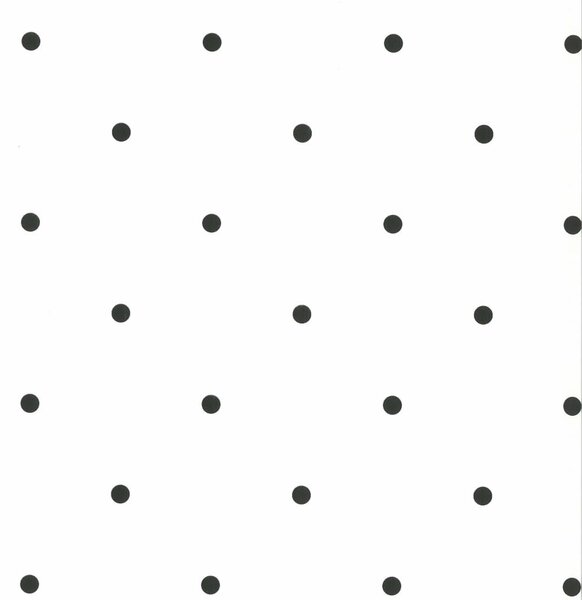 Noordwand Tapet Fabulous World Dots vit och svart