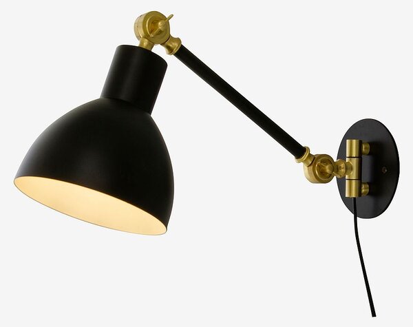 Aneta Lighting - Vägglampa DUBLIN - Svart - Vägglampor - Från Homeroom