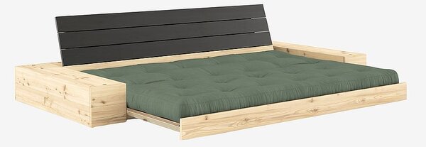 Base Bäddsoffa m. 2 sidolådor Tre sittplatser