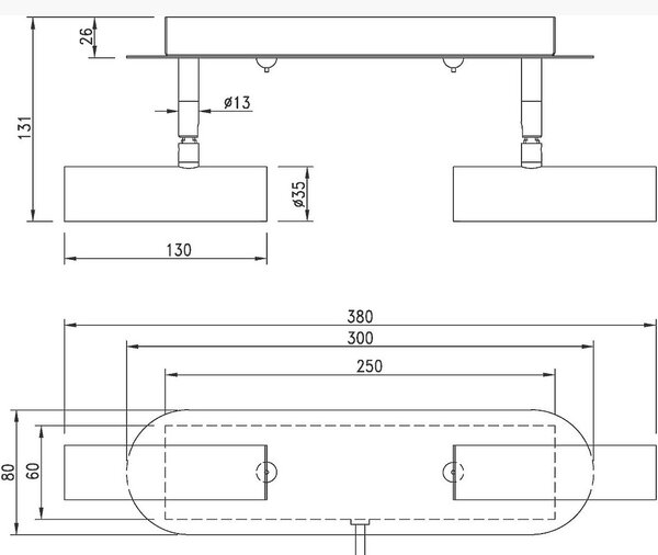 Aneta Lighting - Vägglampa Artic - Vit - Vägglampor - Från Homeroom