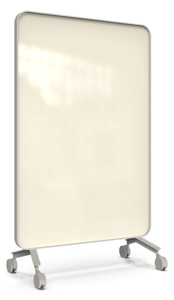 Frame Mobile, dubbelsidig glasskrivtavla, 120x196 cm, Pale, grå ram