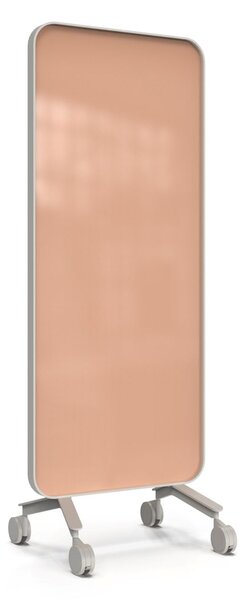 Frame Mobile, dubbelsidig glasskrivtavla, 75x196 cm, Lush, grå ram