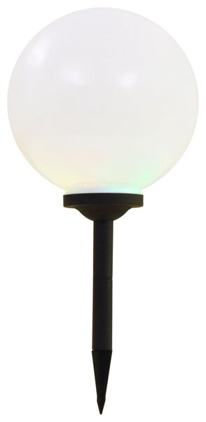 Sollampa LED set 2 st sfäriska 30 cm RGB