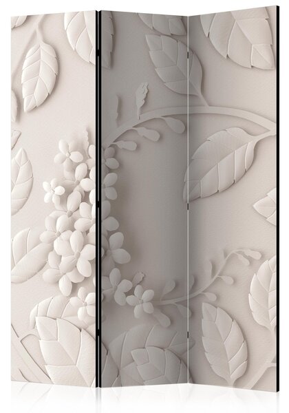 Rumsavdelare / Skärmvägg - Paper Flowers (Cream) - 135x172