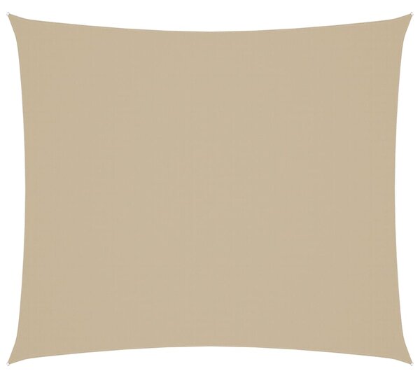 Solsegel oxfordtyg rektangulärt 2x2,5 m beige